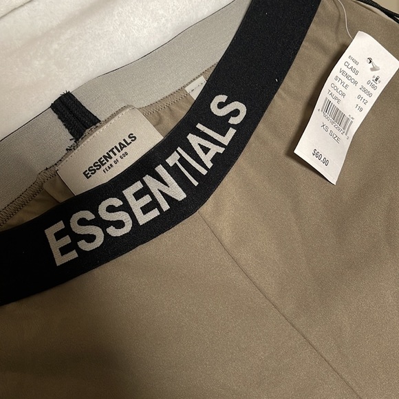 Essentials Taupe Biker Shorts womens - Picture 4 of 11